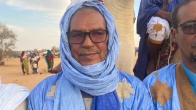 صورة الفاعل السياسي سيدات ولد مصلح يصل أم لحياظ للمشاركة في مهرجان البادية