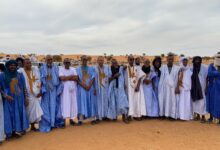 صورة وفد من بلدية تيمزبن يصل أم لحياظ للمشاركة في النسخة الأولى من مهرجان البادية