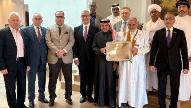 صورة السلك الدبلوماسي العربي المعتمد في السنغال يكرم السفير الموريتاني المنتهي انتدابه