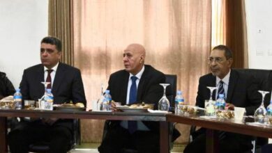 صورة وفد من ديوان المحاسبة الليبي يؤدي زيارة لميناء نواكشوط المستقل