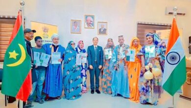 صورة وفد ثقافي موريتاني يشارك في الدورة التاسعة والثلاثين من معرض سوراجكوند الدولي للحِرف اليدوية بالهند