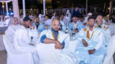 صورة الجالية الموريتانية في الإمارات تودع السفير الموريتاني لدى الدولة
