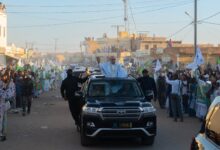صورة امبود: استقبال شعبي حاشد من مجتمع “التآزر” لفخامة رئيس الجمهورية (صور)