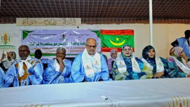 صورة جبهة المواطنة والعدالة تطلق أنشطتها الجماهيرية بقطب الشمال من مدينة أكجوجت (صور)