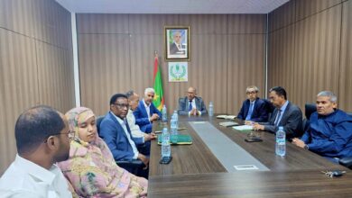 صورة رئيس جامعة نواكشوط يبحث مع عمادة المهندسين إطلاق أول مدرسة وطنية للهندسة المعمارية