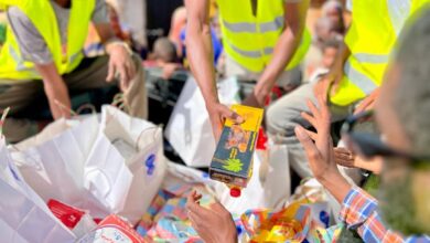 صورة موف موريتل تطلق عملية لتوزيع مواد غذائية على الأسر الأقل دخلاً خلال رمضان (صور)