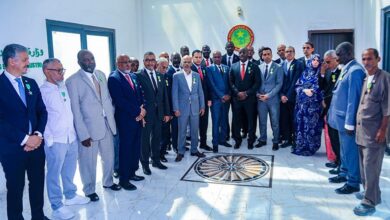 صورة وزير المعادن والصناعة يوشح مجموعة من موظفي وأطر القطاع (أسماء)