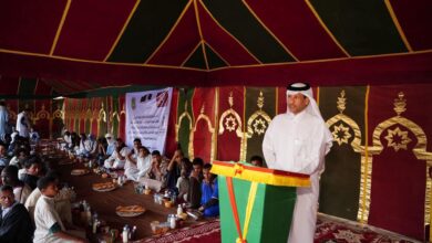 صورة سفارة قطر تطلق موسمها الرمضاني بتوزيع 4500 وجبة على طلاب المحاظر في موريتانيا (صور)