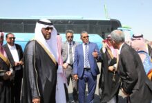 صورة وفد برلماني من مجلس الشورى السعودي يزور ميناء نواكشوط المستقل
