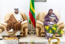 صورة مفوضة الأمن الغذائي تستقبل السفير السعودي بمكتبها بالعاصمة نواكشوط