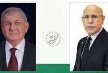 صورة الرئيس غزواني يتصل هاتفيا برئيس جمهورية العراق للاطلاع على مستجدات المنطقة