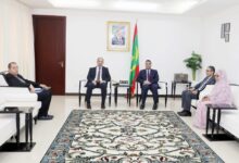 صورة ولد اجاي يبحث مع السفير الجزائري تعزيز التعاون الثنائي