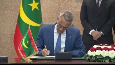 صورة اختتام أشغال اللجنة المشتركة الموريتانية الجزائرية وتوقيع اتفاق تعاون في مجال الصيد