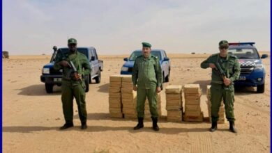 صورة الدرك الوطني يوجّه ضربة قوية لشبكات المخدرات بحجز 980 كلغ في نواذيبو