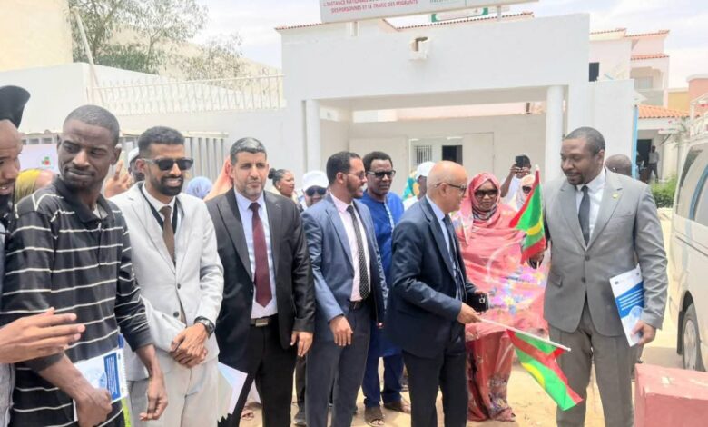 صورة اطلاق حملة تحسيسية حول الإتجار بالأشخاص لصالح طواقم شركات النقل الوطنية (صور)