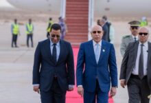 صورة الرئيس غزواني يعود إلى نواكشوط قادما من السنغال