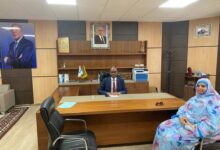 صورة رئيس حزب الإنصاف يستقبل القيادية والمديرة الزهرة بنت عبد الله