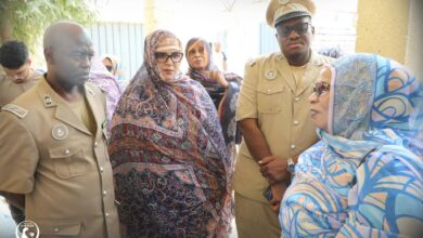صورة وفد من المرصد الوطني لحقوق المرأة والفتاة يزور مركز الوفاء للتكفل بالنساء والفتيات ضحايا العنف