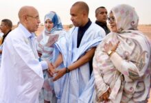 صورة شنقيط.. مجتمع “التآزر” ضمن الحضور الشعبي الحاشد لاستقبال فخامة رئيس الجمهورية (صور)