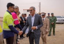 صورة وزير المعادن والصناعة يبدأ جولة تفقدية لشركة كينروس تازيازت تستمر يومين (صور)