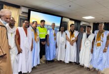 صورة وزير المعادن والصناعة يلتقي مندوبي العمال في شركة كينروس تازيازت